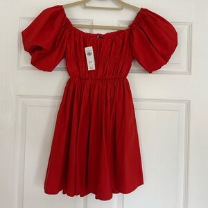 Abercrombie & Fitch red mini dress